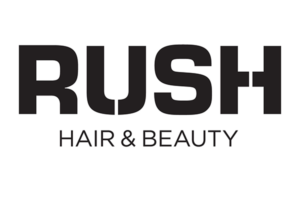 Rush hair and beauty logo